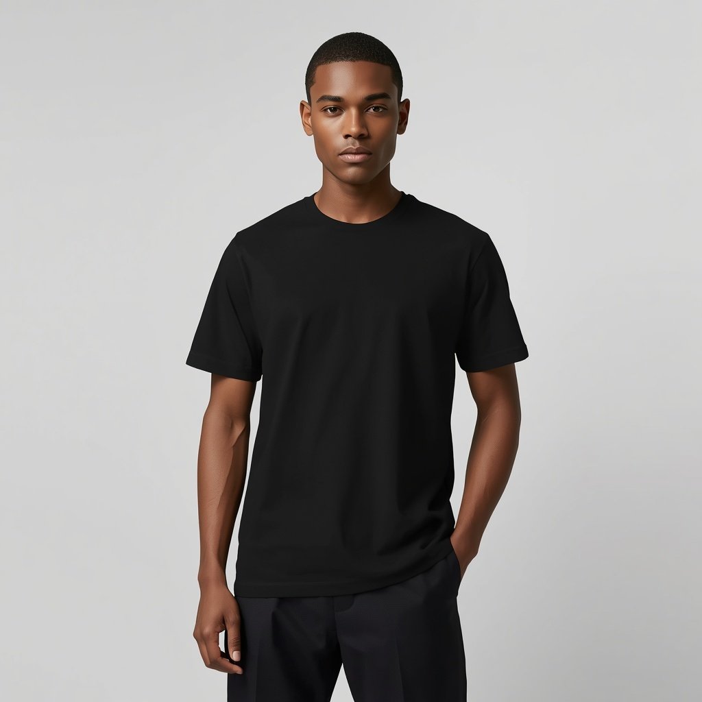 lucid origin create a premium e commerce product imaegs solid regular fit cotton t shirt re 0